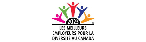 Logo du prix remis aux meilleurs employeurs pour la diversité au Canada pour 2023