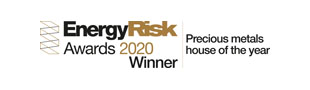 Logo pour les prix Energy Risk 2020 - gagnant