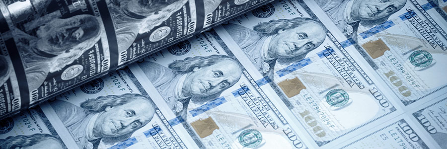 Printing $100 bills at the U.S. Mint