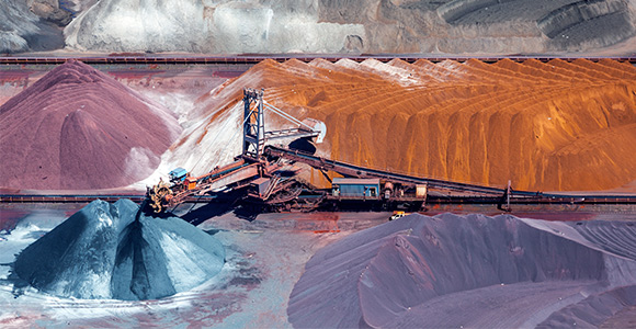 An image of a mining field